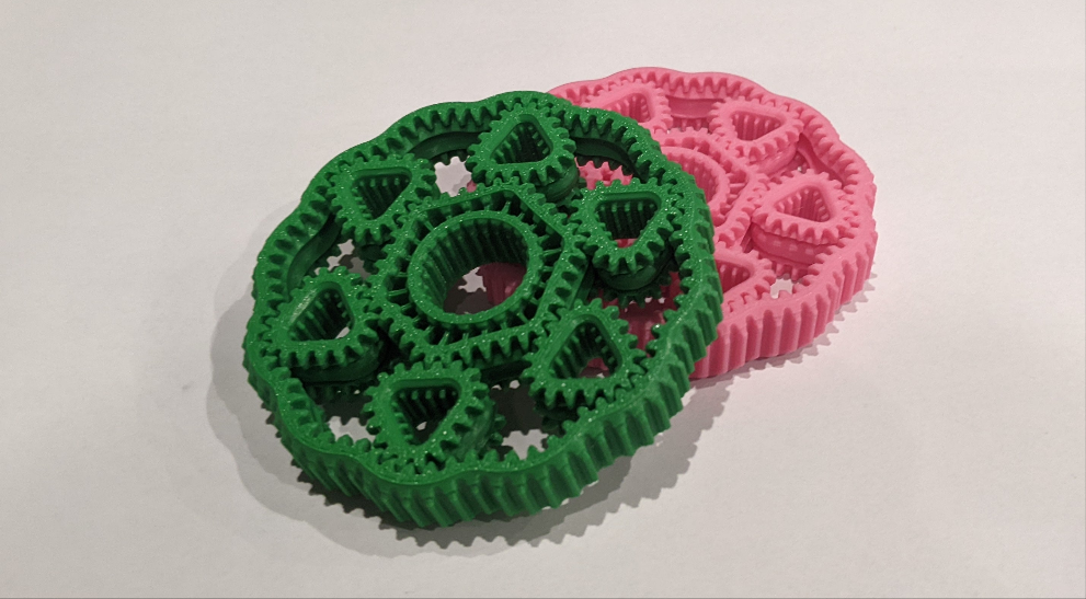 Triangle Gear fidget spinner